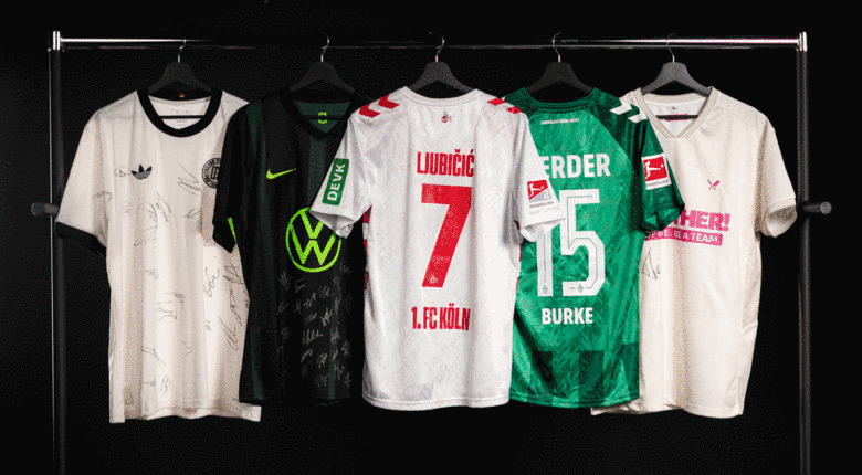 "Fußball stiftet Zukunft" - Besondere Trikot-Auktion für den guten Zweck "Fußball stiftet Zukunft" - Besondere Trikot-Auktion für den guten Zweck